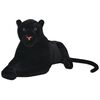 vidaXL Panther Toy Plush Black XXL