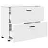 vidaXL Bathroom Cabinet with Drawer with Door White 76.5 x 35 x 64 cm