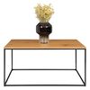 House Nordic Coffee Table Avery Oak and Black