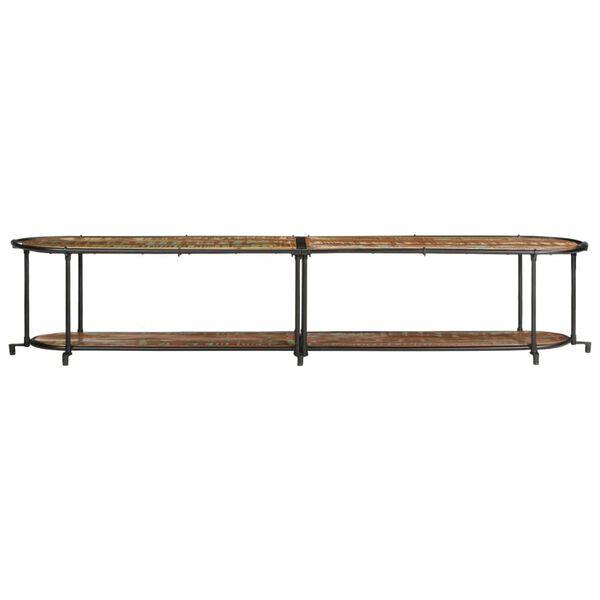 vidaXL TV Cabinet 200x42x40 cm Solid Wood Reclaimed