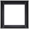 vidaXL Planter Black 40x40x30 cm Steel