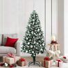 vidaXL Artificial Christmas Tree with 300 LEDs with Stand Green 180 cm
