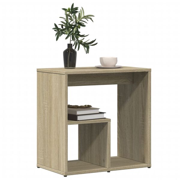 vidaXL Side Tables 2 pcs Sonoma Oak 50x30x50 cm Engineered Wood