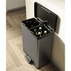 Curver Duo Pedal Bin Deco 26L+26L Cool Grey