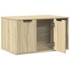 vidaXL Cat Litter Box Enclosure Sonoma Oak 80x50x45 cm Engineered Wood
