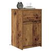 vidaXL LED Bedside Cabinet Old wood 38 x 34 x 61 cm Engineered wood