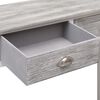 vidaXL Console Table Grey 90x30x77 cm Wood
