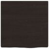 vidaXL Bathroom Countertop Dark Brown 40x40x2 cm Treated Solid Wood