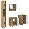vidaXL Bathroom Furniture Set 4 pcs Artisan Oak 61 x 35 x 64 cm