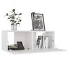 vidaXL 3 Piece TV Cabinet Set White Engineered Wood