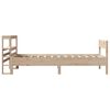 vidaXL Bed Frame without Mattress 90x190 cm Single Solid Wood Pine
