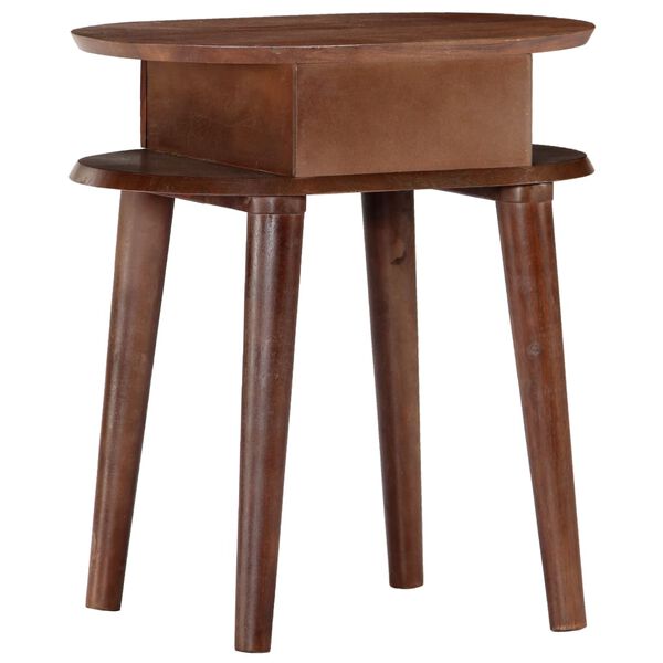 vidaXL Bedside Cabinet 50x35x55 cm Solid Acacia Wood