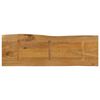 vidaXL Table Top 140x40x3.8 cm Live Edge Solid Wood Mango
