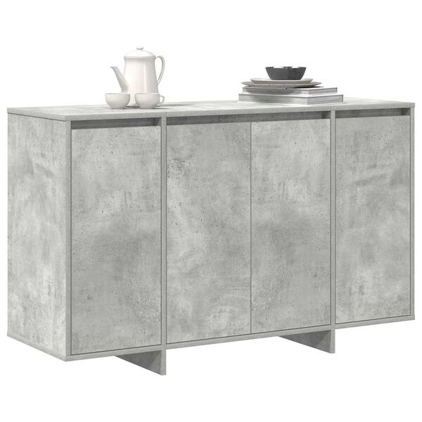 vidaXL Sideboard Concrete grey 120 x 41 x 75 cm Engineered wood