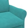 vidaXL Armchair Turquoise 76 x 94 x 102 cm Velvet