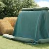vidaXL Silo Cover Green 10 x 5 m HDPE
