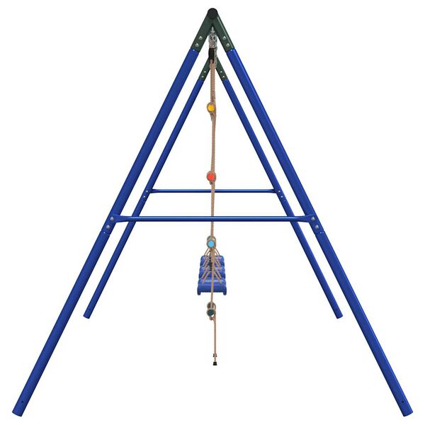 vidaXL Outdoor Swing Set with Swings and Ladder