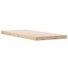 vidaXL Floor Bed Frame Natural 100 x 210 cm Solid Pine wood