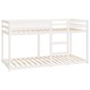 vidaXL Bunk Bed without Mattress White 90x200 cm Solid Wood Pine