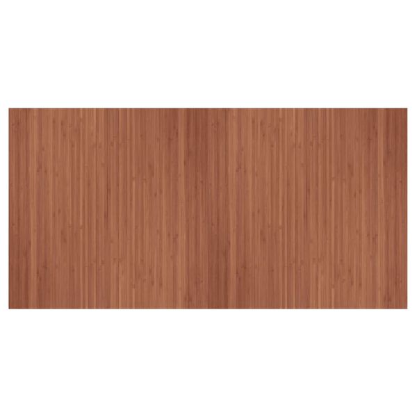 vidaXL Rug Rectangular Brown 100x200 cm Bamboo