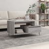vidaXL Coffee Table Grey Sonoma 90x49x45 cm Engineered Wood