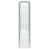 vidaXL Gabion Basket with Cover 200x50x200 cm Galvanised Iron