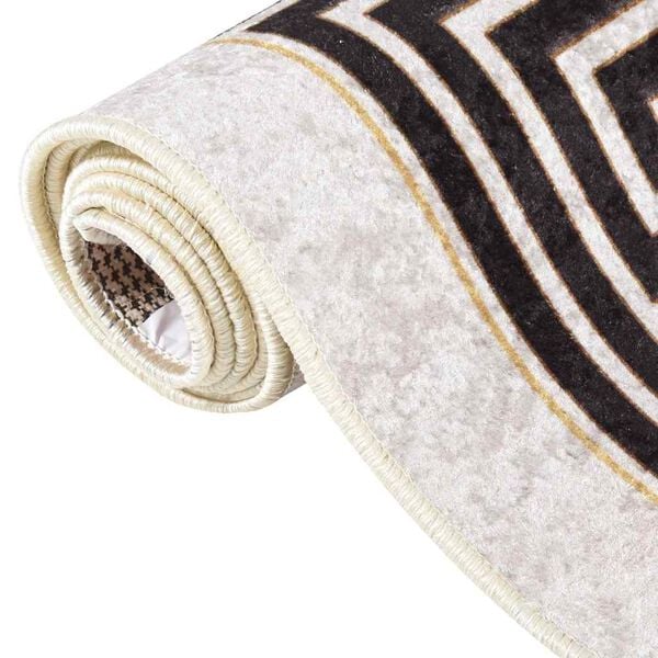 vidaXL Rug Washable 120x180 cm Light Beige