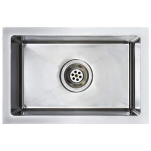 vidaXL Handmade Kitchen Sink Stainless Steel