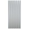 vidaXL Roof Panels 12 pcs Galvanised Steel Silver 80x36 cm