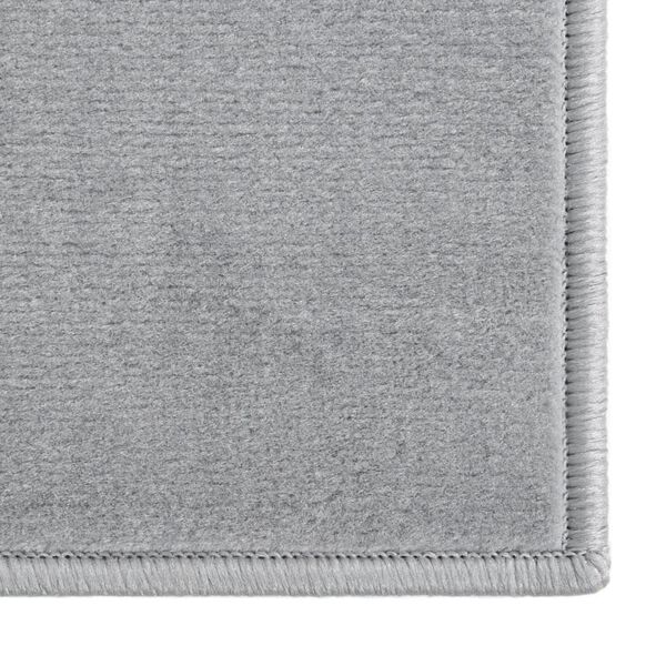vidaXL Runner Rug BCF Grey 100x150 cm
