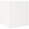 vidaXL Garden Planter White 60x60x68,5 cm Solid Wood Pine