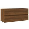 vidaXL Sink Cabinet Brown Oak 100x38,5x45 cm Engineered Wood