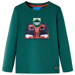 Kids' T-shirt with Long Sleeves Green 116