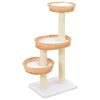 vidaXL Cat Tree | Natural | Willow, Sisal, Plush | Medium | Nice Look | Cat Tree