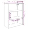 vidaXL Hanging Wall Cabinet White 69.5x32.5x90 cm