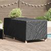 vidaXL Loungers Cover Plain Black 100 x 205 x 70 cm Fabric