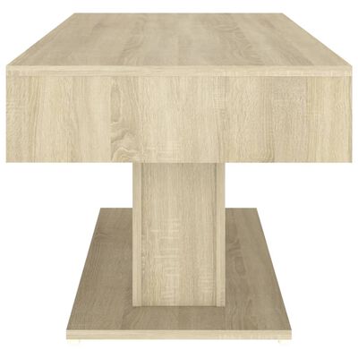 vidaXL Coffee Table Sonoma Oak 96x50x45 cm Engineered Wood
