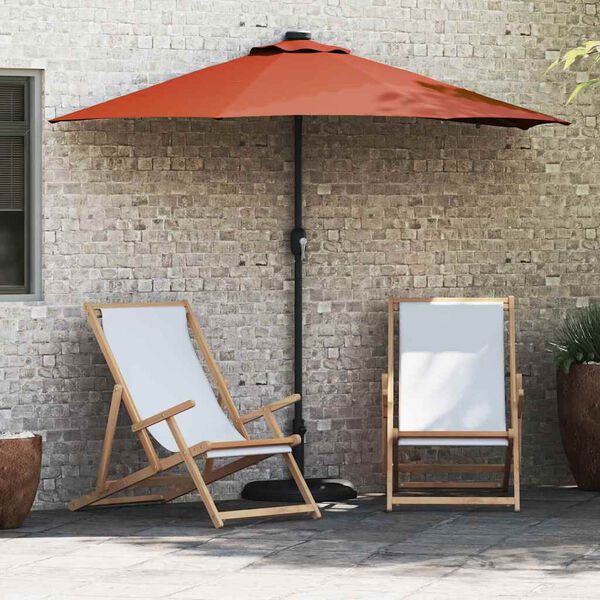 vidaXL Garden Parasol Terracotta 294 x 150 x 223 cm