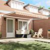 vidaXL Retractable Awning Manual Multicolour 400 x 300 cm