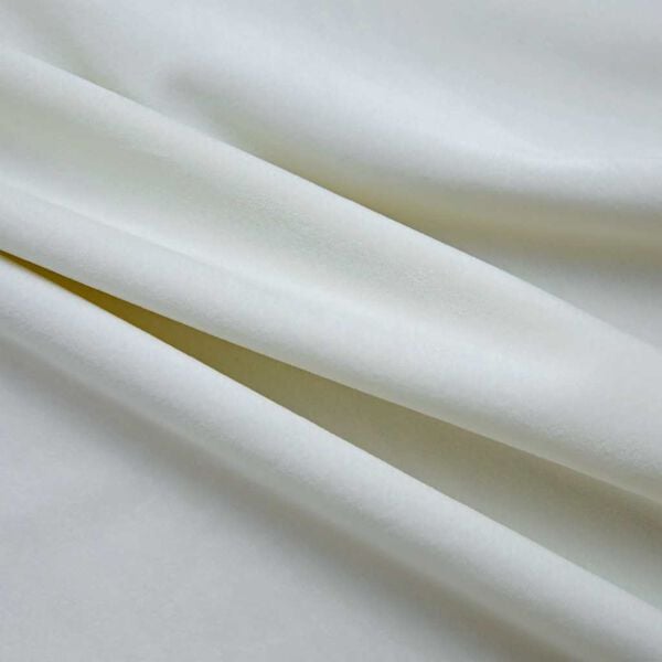 vidaXL Blackout Curtains with Rings 2 pcs Velvet Cream 140x245 cm