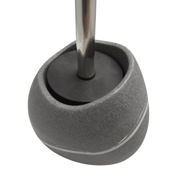RIDDER Toilet Brush with Holder Little Rock Grey