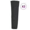vidaXL Heater Covers 2 pcs Pyramid Shaped 86x47x241cm 420D Oxford Fabric