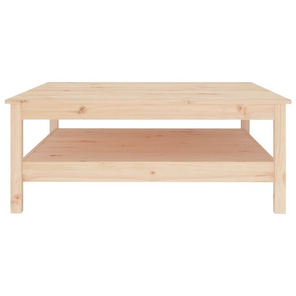 vidaXL Coffee Table 100x100x40 cm Solid Wood Pine