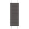 vidaXL Pleated Blind Black 45x100 cm Fabric Width 44.4 cm Polyester