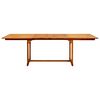 vidaXL Garden Dining Table (160-240)x100x75 cm Solid Acacia Wood