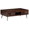 vidaXL Coffee Table Solid Reclaimed Wood 100x60x35 cm
