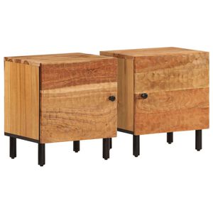vidaXL Bedside Cabinets 2 pcs 40x33x46 cm Solid Wood Acacia