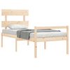 vidaXL Senior Bed without Mattress 90x200 cm Solid Wood