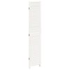 vidaXL Room Divider&nbsp;3 Panels White Solid Wood Paulownia