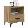 vidaXL Bedside Cabinet with Drawer 2 pcs Artisan Oak 40 x 35 x 47.5 cm